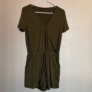 Olive Green Romper